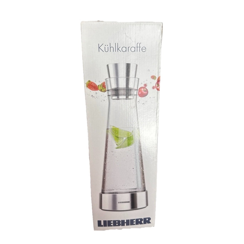 Liebherr Kühlkaraffe Glass Carafe with Cooling Element New in‎ Box 1 Liter